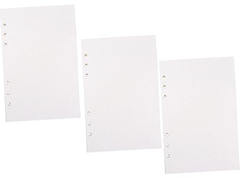 EXCEART 135blätter Nachfüllpapier Mit Punkten Hochwertige Lose Für Notizbücher Journale Und Schule Für Skizzen Und Notizen