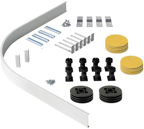 BAYSTONE Shower Tray Panel Riser Kit Quadrant Trays Plinth Adjustable Feet