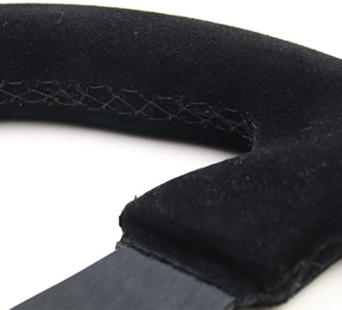 SkyjOy Sportlenkrad 13 (330mm) Lenkrad Wildleder Black Nähte Lenkrad Wohnung Racing Lenkrad