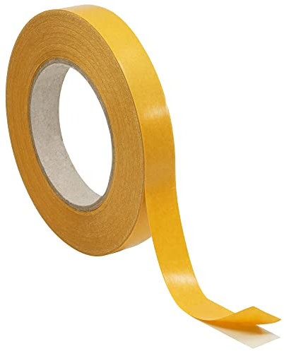 KLEBASTO Doppelseitiges Klebeband | Handreißbar | dünnes Universalklebeband | Doppelklebeband für Papier, Metall, Kunststoff, Pappe, Holz etc. (6 mm x 10 m)