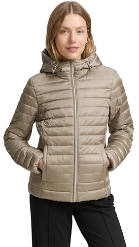 TOM TAILOR Damen 1046598 Lightweight Steppjacke mit Kapuze