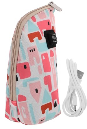 IWOWHERO USB Bottle Warmer Portable Heating Bag for Travel Outdoor Use and Car Maintains Warmth for Newborn Feeding Easy Compatibility