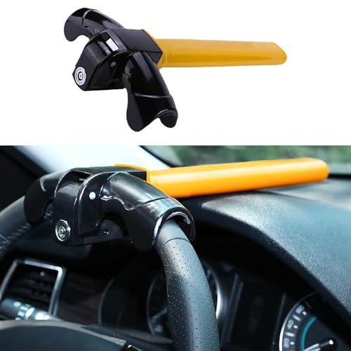 ZXLZHGS Blocco Volante Auto, Compatibile con BESTUNE T55, Alta Sicurezza Antifurto Auto Blocca Volante con 2 Chiavi,Type A