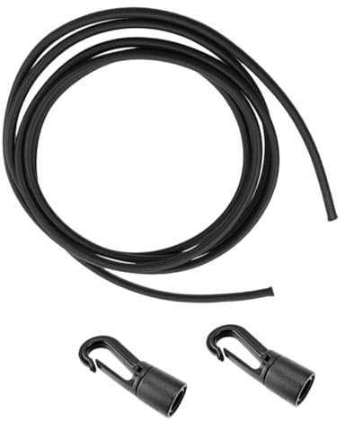 SHINEOFI Elastic Bungee Cords with Hooks for Kayak and Outdoor Camping, Strong Flexibility Nylon Yacht Tie Rope and Cord Anchors, Sturdy Stretchy Tie-down Straps for Secure Fixing
