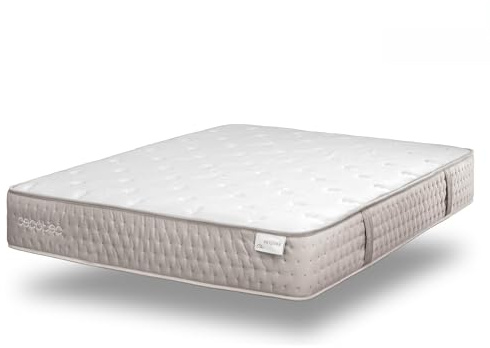 Cecotec Colchón Viscoelástico - Multicapa - Flow Hêritage Cloé 150x190 - Altura 28cm, Firmeza Medio-Alta, Viscoelástica Ecológica 5cm de 60Kg de Densidad, 7 Zonas Diferenciadas, Fabricación Nacional