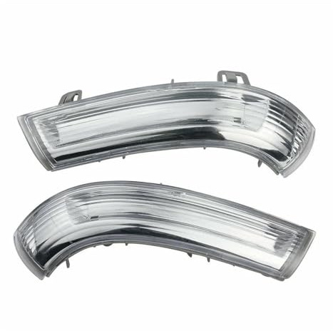 Intermitente Para Automóviles Para Seat Para Alhambra 2009-2010 Señales Giro Lámpara Repetición Lateral Del Coche Luz Señal Espejo Retrovisor(Transparent A pair)