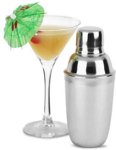 Stainless Steel Mini Cobbler Shaker - 10oz Cocktail Shaker by bar@drinkstuff