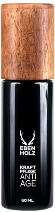 EBENHOLZ skincare – ansiktskräm – styrkevård anti-age för män, anti-aging fuktkräm med hyaluron och E-vitamin, stärker huden, slätar ut linjer och förfinar porer, 90 ml