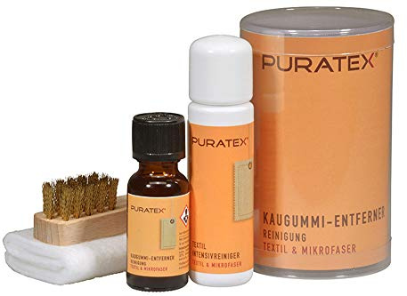 PURATEX Kaugummi-Entferner für Textilgarnituren 20 ml plus 50 ml Intensivreiniger | plus 50 ml Intensivreiniger