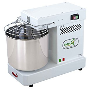 Famag Impastatrice 8 Kg Macchina del Pane Pizza, Acciaio Inossidabile, Made in Italy