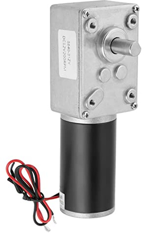 FTVOGUE 12V 200RPM 5840-31ZY, Regler Drehzahlregler Getriebemotor selbstsichernder Permanentmagnet DC Turbo Worm Reduktion Motor Getriebe f¨¹r elektrische Ger?te