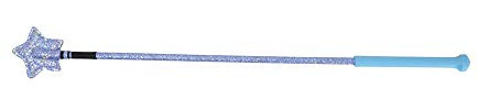 Y-H HySCHOOL ridstjärna piska – 65 cm – blå glitter