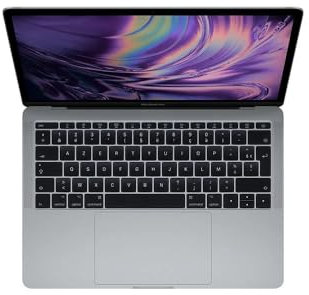 2017 Apple MacBook Pro with Intel 2.3 GHz Core i5 chip (13-inch, 8GB RAM, 128GB SSD Storage, Qwertz Germany/Austria) - SpaceGray (Reacondicinado)