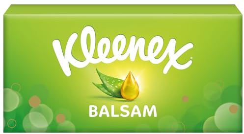 Kleenex Fazzoletti in balsamo, 1 confezione da 64 fazzoletti