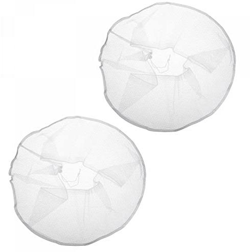 sourcing map Lot de 2 housses anti-poussière lavables pour ventilateur électrique, 40,6 cm, blanc