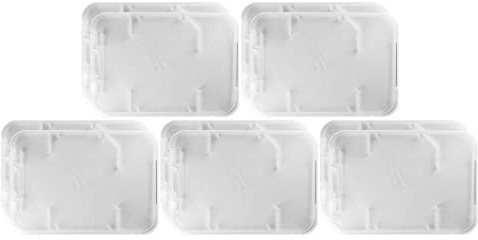 Everything But Stromboli 1-Slot SD Plastic Jewel Case for SD Card Only (10 Pack Bulk) Works with SanDisk, Kingston, Transcend, Samsung SD Cards