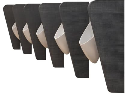 Multifunktionale Urinal-Trennwand für Herren-Urinal, Wandmontierte Urinal-Trennwand, Urinal-Toiletten-Trennwand, für Öffentliche Einkaufsplätze(4 Pcs)