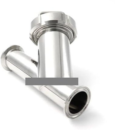 Y Type Filter Strainer 1 1.5 2 Stainless Steel SS304 Tri Clamp 50.5 64MM 100 Mesh Homebrew Pipe Fittings PAJPXPCD(51mm Ferrule64)