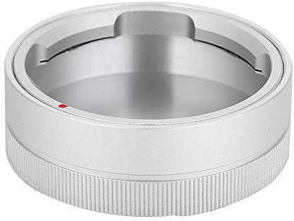 Lens Cap, Metal Lightweight Small Camera Rear Cap for LEICA M Mount Camera for Camcorder (Silver)