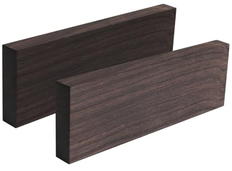 Black Ebony Timber DIY Material Tools Wooden Plate for Musical Instruments Blank 4.7 x 1.57 x 0.39 Inches Musical Instrument Ebony Wood Material for Projects