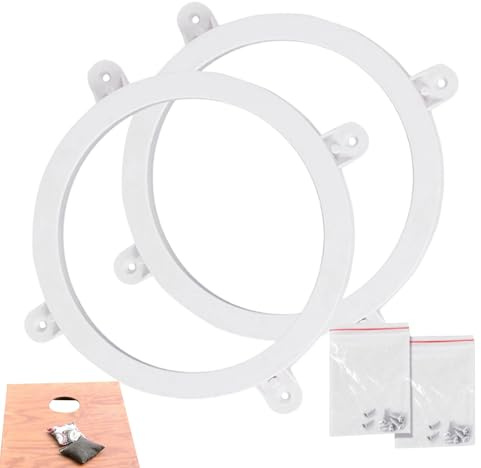 Cornhole LED-Ring- – wetterfeste Außenbeleuchtung, Nachttischbeleuchtung, batteriebetriebene Ringe