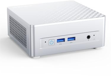 MINISFORUM M1 Plus Mini PC, processore Core i5-12600H (12C/16T fino a 4,5 GHz) e Intel Iris Xe Graphics, 16GB DDR5/512GB SSD, HDMI/DP/USB4, 2 x 2,5G RJ45, USB3.2 Gen2 x 2, USB2.0 x 2, Wi-Fi 6e, BT5.2