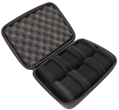 Hellery Étui de Rangement pour Montres, Valise de Transport, Organisateur de Montres pour Bijouterie, Usage Professionnel et Domestique