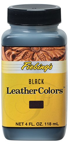 Fiebings Leathercolors 118 ml, Schwarz