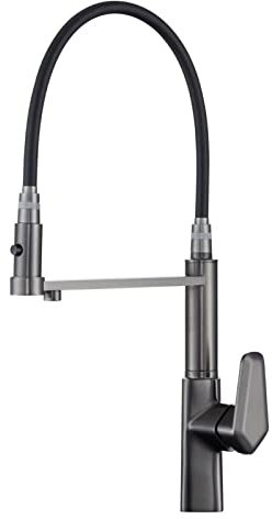 Rubinetto 3 Vie Cucina Rubinetteria Cucina con Doccetta Estraibile Miscelatore 3 Vie Beccuccio Silicone Rubinetto Cucina 3 Vie con Filtro Dell'Acqua Doccetta Estraibile B