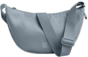 GOT BAG Crossbody Moon Bag | Halbmond Handtasche Wasserabweisend | Stylische Umhängetasche mit verstellbarem Gurt (marlin monochrome, small)