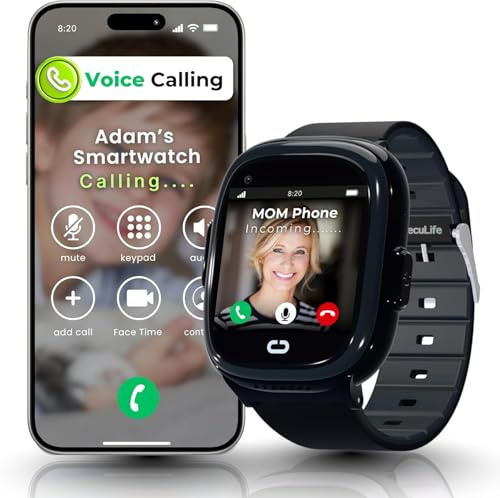 Emojikidz 2025 Model Smart Watch | Phone Watch & GPS Tracker | Calling, Texting, GPS Tracking, Camera, School Model | SOS & Safety Alerts