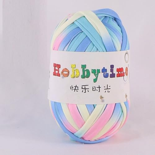2pc Stoffgewinde Hakenbodenmatte Strickfäden Handgefertigt Dicke Wollfadenspeicherkorb Häkeldecke Decke Stoff Tape Stoff Seil DIY,15