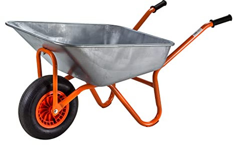 Schubkarre Handkarre Transportkarre Gartenkarre Bauschubkarre 85 L Vollmetall