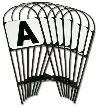 WALDHAUSEN Dressurviereck-Markierung zum Stecken, 20 x 40 m, schwarz