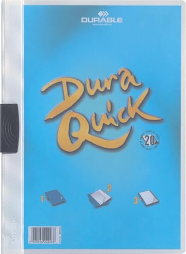 Durable 227002 KLÄMMAPP DURAQUICK® 20, vit, 20 stycken