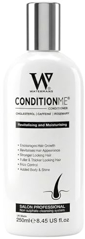 Watermans Hair Growth Conditioner - with Niacinamide, Shea Butter, and Rosemary - Suitable for All Hair Types Including Afro - Nourishing Treatment for Dry & Damaged Hair