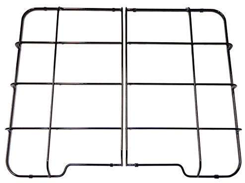 Electrolux - Rex - Zoppas - Zanussi Kit 2 Griglie in ferro smaltato nero lucido per cucina piano cottura 4 fuochi a gas - 3546400031-3546400049 - P6767/KIT
