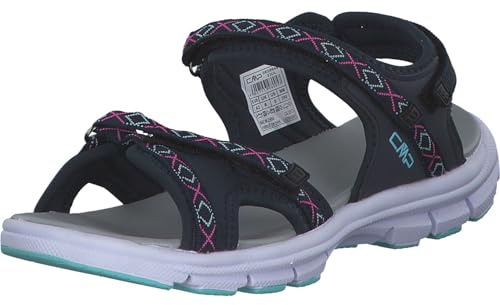 CMP dam Almaak Wmn vandring sandal remsandaler, Antracite Acqua antracit ljusblå, 40 EU