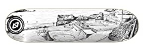 Hydroponic Spot Series Skateboard Deck La Kantera 8.25