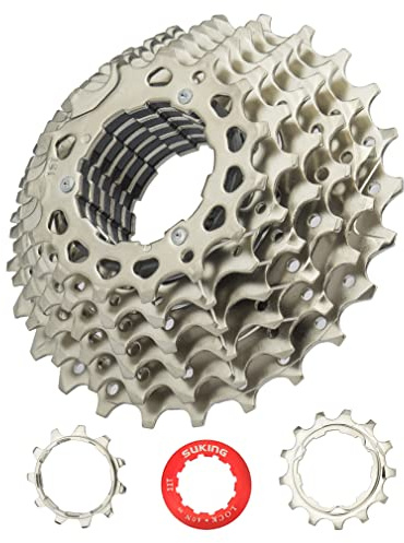 CYSKY 8 Speed Cassette 11-25T Road Bike MTB Mountain Bike Cassette Fit for Mountain Bike, Road Bicycle, MTB, BMX (11-25T)