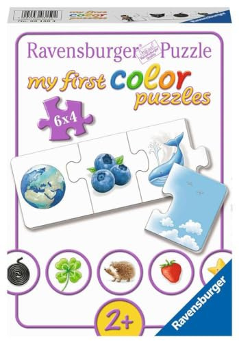 Ravensburger Kinderpuzzle - 03150 Farben Lernen - My First Color Puzzle mit 6x4 Teilen - Puzzle für Kinder ab 2 Jahren