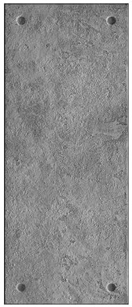 Grace Baltic, 3D-Wandpaneele, Holzoptik, Wandverkleidung aus Polystyrol, für Wohnzimmer, Küche, Badezimmer, Balkon, Schlafzimmer, hinter Theken, (0,6 m², Beton)
