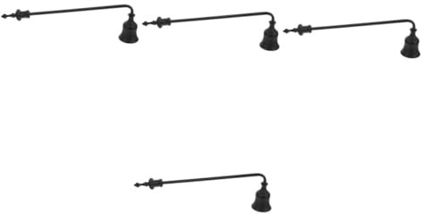 PRETYZOOM 4 Stück Aromatherapie-kerzenlöscher Kerzenversorgung Dekorativer Kerzenlöscher Automatischer Kerzenlöscher Antiker Kerzenlöscher Dochtschneider Für Kerzen Kerzenstopper Aluminium