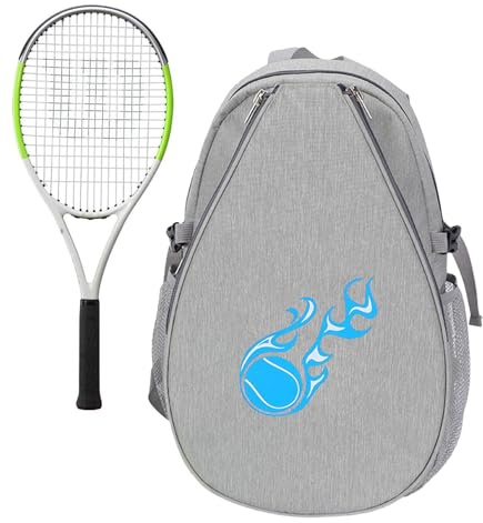 Tennisschlägertaschen - Badminton-Rucksack, Schläger-Tragetasche, Tennisschlägerhalter, Badminton-Rucksack mit mehreren Taschen, Tennis-Schulrucksack für Herren & M