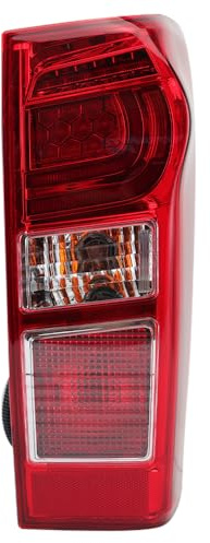 Right LED Rear Brake Light Assembly for Isuzu DMax D-Max Ute 2015-2018 | Plug & Play, ABS Waterproof, Tail Fog Light W/Bulbs, O/S Driver Side