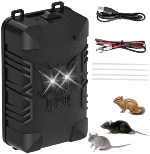 ZLXFT Ultrason Souris et Rats pour Voiture,Anti Rongeur Voiture,Répulsif Ultrason pour Rongeurs,Répulsif Ultrason pour Voiture,Repulsif Martre pour Voiture,Répulsif Anti Fouines Ultrason
