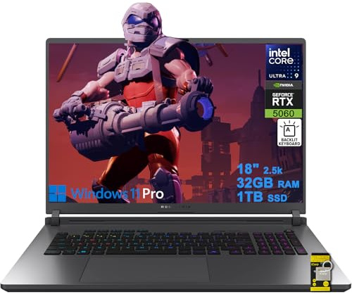 ASUS ROG Strix G18 G815 Gaming AI Laptop 18 2560x1600 240Hz Intel 24-Core Ultra 9 275HX 32GB DDR5 1TB SSD GeForce RTX 5060 GDDR7 (fino a 572 cache AI) RGB retroilluminato Thunderbolt WiFi7