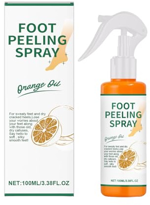 Spray Pour Pieds Contre La Peau Morte - Spray Adoucissant pour Pieds,Soin Hydratant 100ML Élimination Cors Secs Maison Voyage Femmes Hommes Sportifs Seniors