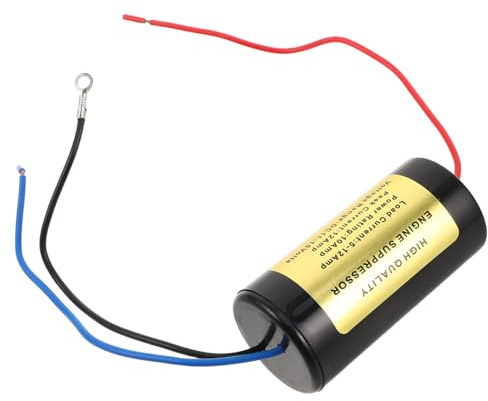ROMISBABA Filtro Alimentazione Auto Antirumore Elettrico Isolatore Disturbi Motore per Impianti Audio Stereo Protezione Elettronica e Miglioramento Suono Compatibile con Vari Modelli Auto