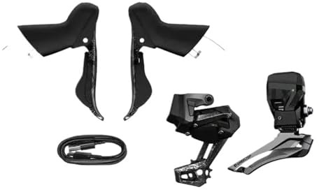 RVIFY Fahrrad Kassette MTB Freilauf EDS TX Kabellose elektronische Schaltgruppe Carbonfaser-Felgenbremse 7-14-Gang Leichtes Rennrad-Schaltsystem(TX-RA6000-GS)